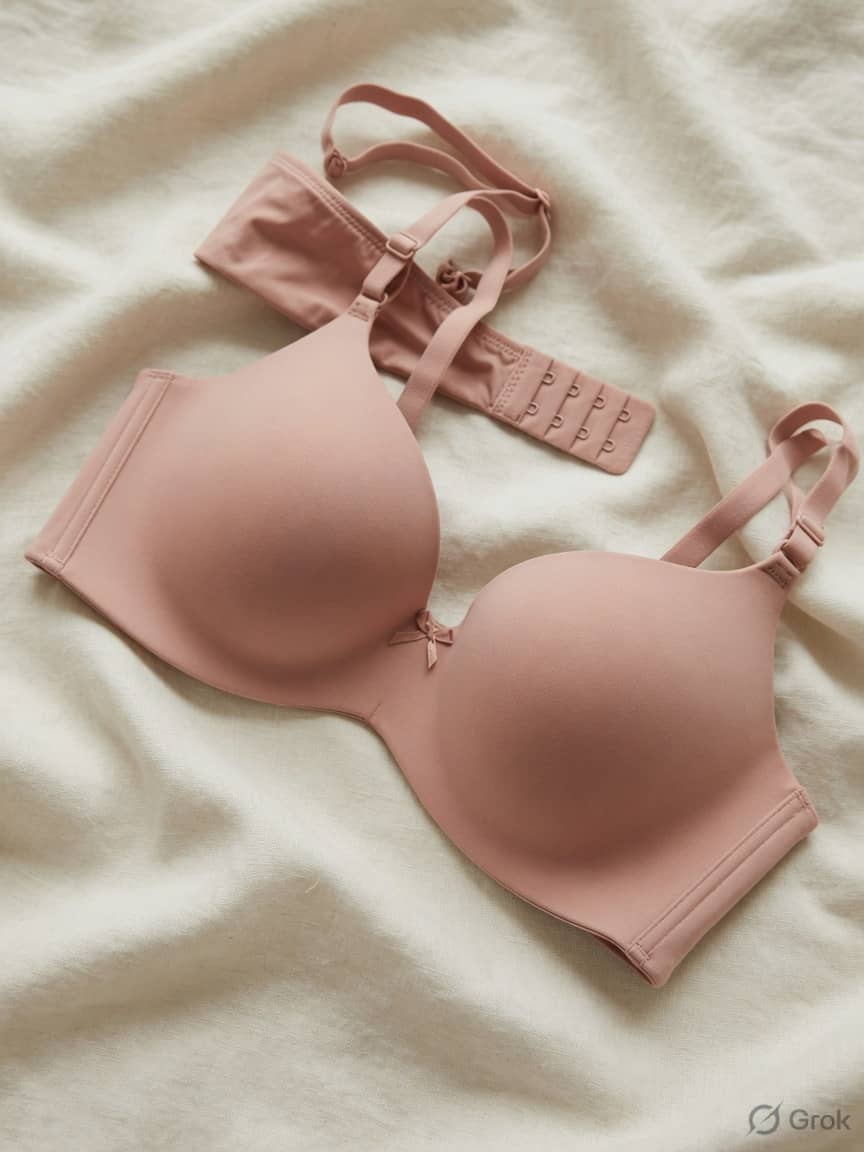 SoftCurve full-figure bra in Blush, front view. Smooth microfiber. High support. Sizes 34B–48G. A supportive fit with the softest wired cups we make.
